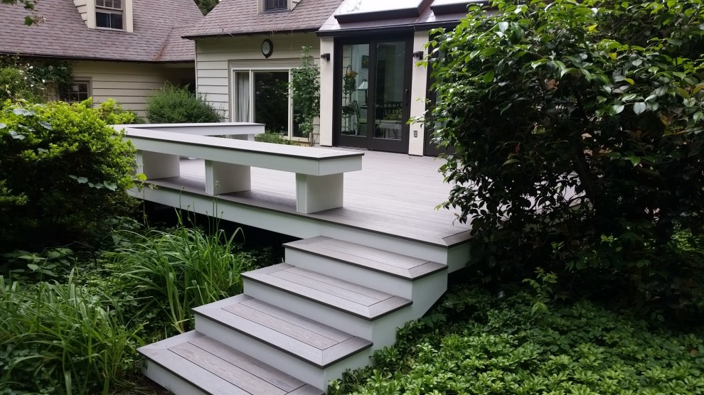 hilltown bench and stairs